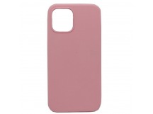 Чехол iPhone 12 Pro (6.1) Silicone Case Full and Camera №6 в упаковке Розовая пудра
