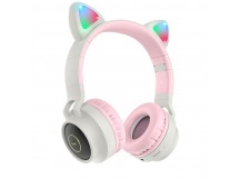 Накладные Bluetooth-наушники Hoco W27 Cat Ear (MP3/Bluetooth) серый
