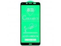 Защитное стекло керамическое для Xiaomi Redmi 7A/6A/6 (черный) (VIXION)