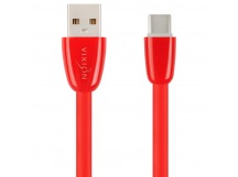 Кабель USB VIXION (K12c) Type-C (1м) силиконовый (красный)