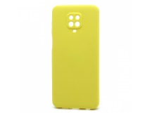Чехол-накладка Silicone Case NEW ERA для Xiaomi Redmi Note 9S/Note 9 Pro желтый