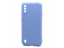 Чехол-накладка Silicone Case NEW ERA для Samsung Galaxy A01 голубой