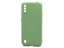 Чехол-накладка Silicone Case NEW ERA для Samsung Galaxy A01 зеленый