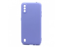 Чехол-накладка Silicone Case NEW ERA для Samsung Galaxy A01 сиреневый