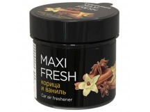 Ароматизатор "MAXIFRESH" банка Корица и ваниль 100гр