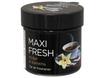 Ароматизатор "MAXIFRESH" банка Кофе и ваниль 100гр