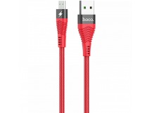 Кабель USB - micro USB Hoco U53 Flash 4A (red)