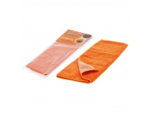 Микрофибра AIRLINE 35x40 с коралловой тканью оранжевая