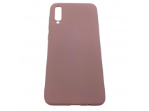 Чехол Samsung A70/A70S (2019) Силикон Матовый Розовое Золото
