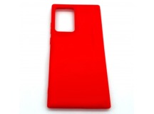 Чехол Samsung Note 20 Ultra (2020) Силикон Матовый Красный