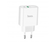 Адаптер Сетевой Hoco C57A Speed charger PD + QC3.0 Белый