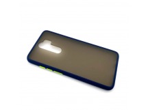 Чехол Xiaomi Redmi Note 8 Pro (2019) Противоударный Матовый Темно-Синий