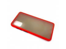 Чехол Samsung A41 (2020) Противоударный Матовый Красный