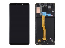 Дисплей для Samsung A920 Galaxy A9 (2018) в рамке + тачскрин (черный) 100%