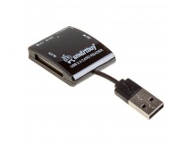 Картридер Smartbuy SBR-713 USB 2.0 - SD/microSD/MS/M2, черный