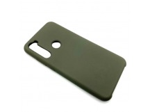 Чехол Xiaomi Redmi Note 8 (2019) Silicone Soft Touch Cover №41 в упаковке Темно-Оливковый
