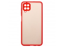 Чехол-накладка - PC041 для Samsung SM-A125 Galaxy A12 (red/black)