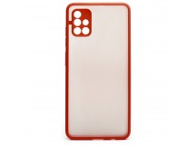 Чехол-накладка - PC041 для Samsung SM-A515 Galaxy A51 (red/black)