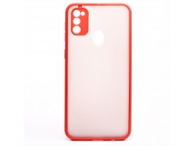 Чехол-накладка - PC041 для Samsung SM-M215 Galaxy M21/SM-M307 Galaxy M30s (red/black)