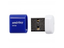 Флеш-накопитель USB 64GB Smart Buy Lara синий