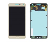 Дисплей для Samsung A700F Galaxy A7 + тачскрин (золото) 100%