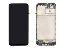 Дисплей для Samsung M315F Galaxy M31 (2020) в рамке + тачскрин (черный) 100%