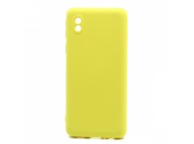 Чехол-накладка Silicone Case NEW ERA для Samsung Galaxy A01 Core желтый