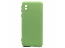 Чехол-накладка Silicone Case NEW ERA для Samsung Galaxy A01 Core зеленый