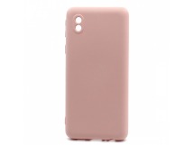 Чехол-накладка Silicone Case NEW ERA для Samsung Galaxy A01 Core светло розовый