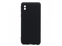 Чехол-накладка Silicone Case NEW ERA для Samsung Galaxy A01 Core черный