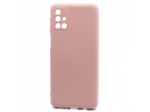 Чехол-накладка Silicone Case NEW ERA для Samsung Galaxy M31S светло розовый