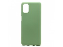 Чехол-накладка Silicone Case NEW ERA для Samsung Galaxy M51 зеленый