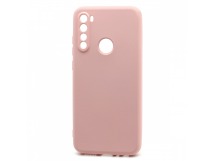 Чехол-накладка Silicone Case NEW ERA для Xiaomi Redmi Note 8T светло розовый
