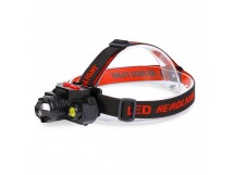 Фонарь SMARTBUY налобный, аккумуляторный, 3 Вт, COB, 100Лм, 3 режима, 3*ААА (SBF-HL036) 1/120