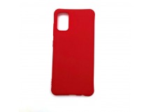 Чехол Samsung A41 (2020) Силикон Slim полоса Красный