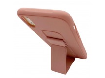 Чехол iPhone XR Soft Touch с Магнитной подставкой Розовый Песок
