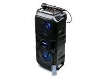 Портативная акустика Dialog Oscar AO-11- 1.0, 26W RMS, Karaoke, Bluetooth, FM+USB+SD, LED подсветка
