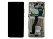 Дисплей для Samsung G998B (S21 Ultra) модуль Серебро - OR