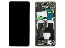 Дисплей для Samsung G998B (S21 Ultra) модуль Черный - OR