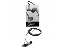 Наушники KY-65 с микрофоном Черные