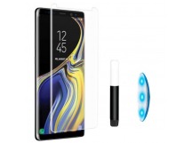 Защитное стекло "UV комплект" для Samsung G998B (S21 Ultra) (клей, лампа)