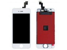 Дисплей для iPhone 5S/SE + тачскрин белый с рамкой (100% components)