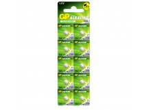 Батарейка GP G1/LR621/LR60/364A/164 Alkaline 1.5V отрывные (10 шт. в блистере)