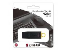 USB-флеш (USB 3.2) 128GB Kingston DataTraveler Exodia Черный