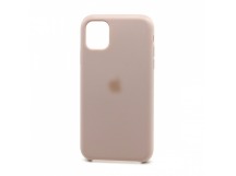 Чехол-накладка Silicone Case с лого для Apple iPhone 11 (полная защита) (019) розовый