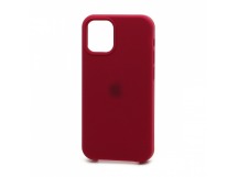 Чехол-накладка Silicone Case для Apple iPhone 12 mini (полная защита) (045) малиновый
