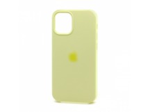 Чехол-накладка Silicone Case для Apple iPhone 12 mini (полная защита) (051) светло желтый