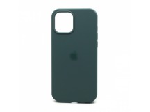 Чехол-накладка Silicone Case для Apple iPhone 12 Pro Max (полная защита) (058) темно зеленый