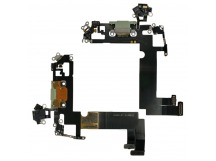 Шлейф для iPhone 12 mini на системный разъем/микрофон Зеленый