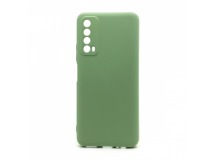 Чехол-накладка Silicone Case NEW ERA для Huawei P Smart 2021/Y7a зеленый